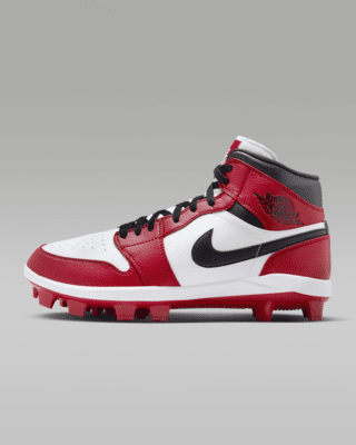 Jordan Brand（NIKE） - Jordan 1  RETRO MCS LOW 白×赤 28cm スパイク Jordan 1 Retro MCS Men's Baseball Cleats. Nike.com